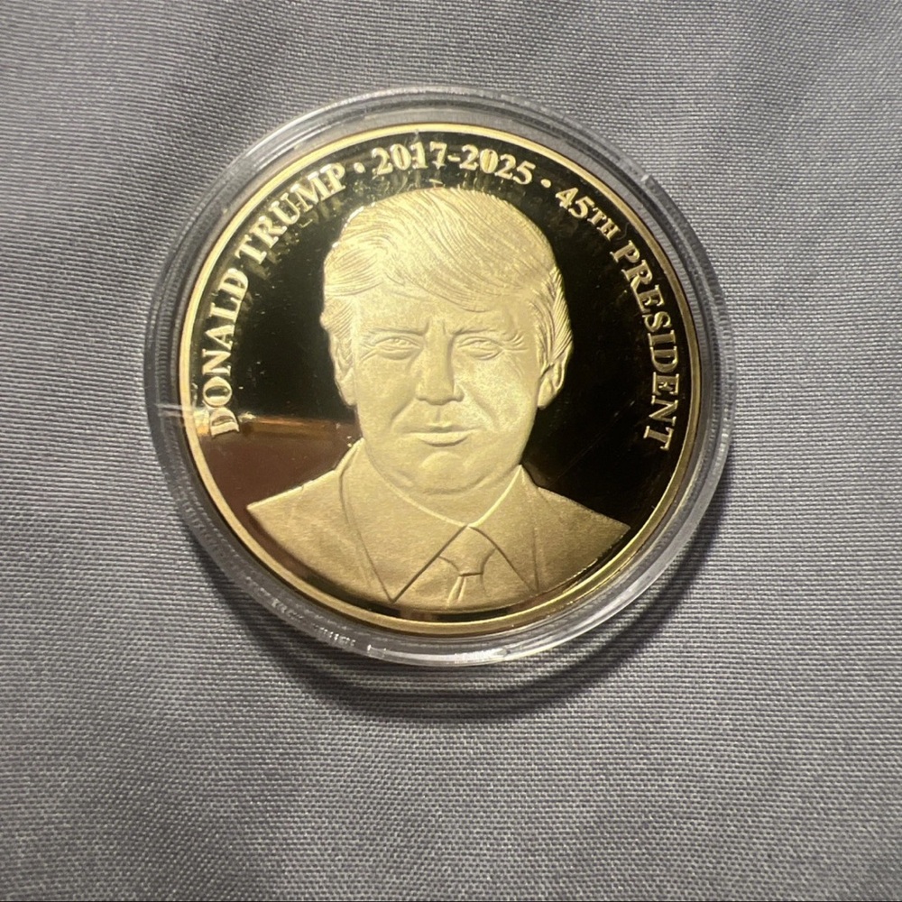 Misprinted Donald Trump coin